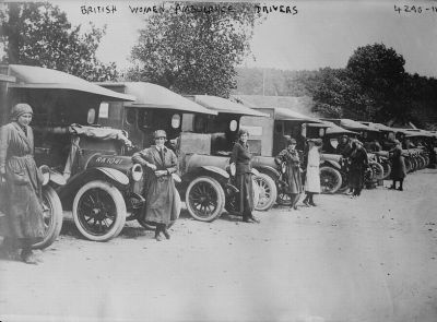 Photos of The Great War - Medical/British women ambulance drivers